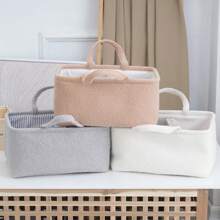 1 Pc Storage Basket Household Snack Storage Box Desktop Basket Storage Basket Sundries Toy Teddy Plush Storage Basket