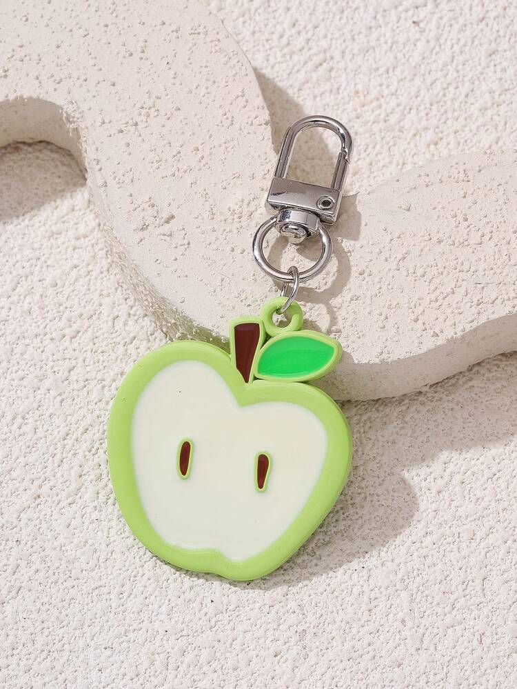 1個 韓国風かわいいりんご型キーホルダーペンダントアクセサリー
