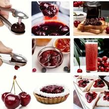 1 Stück Kirschsteineinfüger-Werkzeug, Kirschenkernentferner, Olivenkernentferner Frucht Entsteiner, Steintrenner für Kirschen