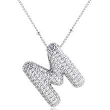 1 Stück modischer, eleganter Kristall-Strass-Buchstabenanhänger-Kette in Goldfarbe für Frauen