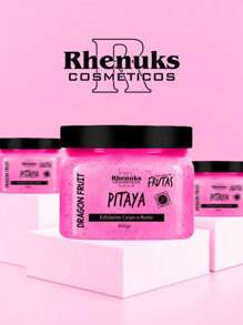 Kit completo Esfoliante + Hidratante Corpo e Rosto de Pitaya Rhenuks