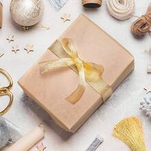 100 张礼品袋薄纸，卡其色薄纸，散装礼品袋薄纸，包装薄纸，礼品包装纸，用于婚礼生日艺术工艺派对装饰的礼品袋（50x35 厘米）