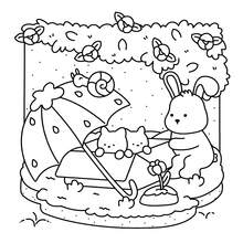 1PC ( COZY CUTIES) Adult And Adolescent Stress Relieving Colouring Book,CoCo High-End Soft Leather Coloring Book,Cute And Comfortable Cartoon Scenes, Soothing Stress And Relaxing Mood,Back To School Gifts For Friends, Classmates, And Colleagues - COZY CUTIES+Calendar Pad Paperg Book - View 7