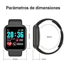 Reloj inteligente, reloj inteligente deportivo multifuncional para hombres y mujeres, con función de notificación de llamadas y mensajes, viene con auriculares Bluetooth gratis, dial personalizable, compatible con Android e iOS - Negro - Ver 6