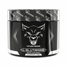 Vitastrong مسحوق الجلوتامين 250 جرام - جودة KYOWA 100٪ ، جلوتامين L نقي لاستعادة العضلات بعد التمرين ، يحفز هرمون النمو ، مع ملعقة - أخرى - مشاهدة 1
