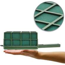 Shelled Floral Mud Wall Hanging Green Foam, Can Be Hung For Flower Arrangement, For Weddings, Exhibitions And Garden Decorations Soft And Odorless Foam, Suitable For Flower Arrangement Supplies, Crafts, Weddings, Birthdays And Various Occasions - Green 23*8.5cm - View 5