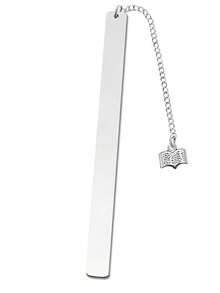 Customized Stainless Steel Bookmarks With Inspirational Messages And Designs - Personalized Gifts For Sisters, Daughters And Friends On Birthdays Or Parties, Beautiful Bookmarks - White - View 6