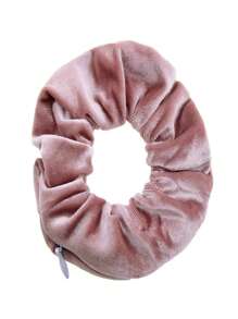 1 pieza Diadema multifuncional con cremallera, bolsa elástica portátil para exteriores para guardar efectivo/monedas/llaves/auriculares/accesorios, organizador de maquillaje de gran capacidad, adecuado para deportes, caminar, almacenar artículos personales