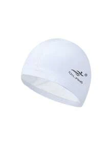 Set de 3 gorros de natación impermeables - Talla grande unisex - Protección de orejas, adecuado para cabello largo y rizado - Ideal para entrenamiento de adultos