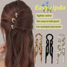 Lialys Hair Pin Prestige Hair Pin Prestige Hairpin French Hair Pins For Women Elegant Hair Clips For Fine Thick Long Hair 2025 New Hair Styling Accessories 3PCSA