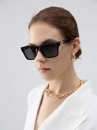 几何镜框太阳镜，适合日常佩戴，沙滩太阳镜，女士沙滩配饰，太阳镜，太阳镜，遮阳镜，圣诞冬季圣诞礼物