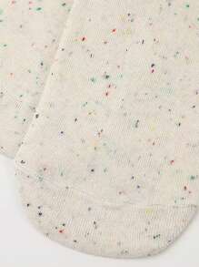 1 Pair/5 Pairs Women Funny Cute Polka Dot Eye-Shape Pattern Interesting Mid-Calf Socks, Suitable For Daily Wear