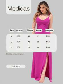 Long Plain Dress With Slit And Adjustable Straps For Wedding Party Bridesmaid Guest - 玫瑰紅 - 查看 5