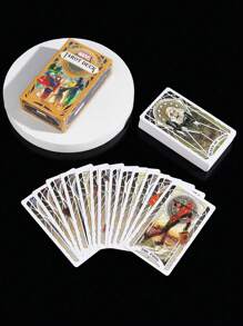 Marvel Official Marvel Tarot Card Deck For Beginners - 78 Character Art Cards For Fortune Telling & Collectibles - Premium Quality Novelty Gag Gift For Teens & Adults - Perfect For Party Games, Hobbies, And Superhero Fans.