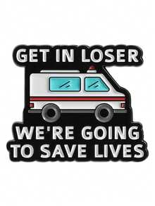 New Medical Hospital Emblem Rescue Ambulance Needle Badge Brooch, Creative English Text, Niche Item, Accessory - Multicolor - View 12