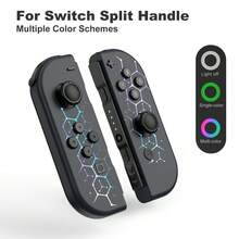 Wireless Switch Game Controller With RGB Lighting Design, Compatible With Switch/OLED/Lite, Joystick Compatible With Switch, Supports Wake-Up Function And 6-Axis Motion Sensing - Black - View 3