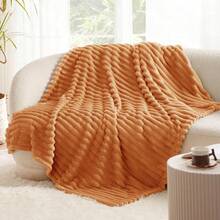 White Throw Blanket For Couch - GentleSoft Cozy Soft Blankets For Women, Cute Small Fleece Throws For Girls, Birthday Gifts For Women Mom, Fathers Day Decor Gifts, , 50x60 Inches - 亮橙色 - 查看 6
