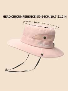 1PC Kid Sun Hats Wide Brim UV Protection Mesh Foldable Ponytail Bucket Fishing Hat Beach Cap For Fishing Hiking Gardening Outdoor