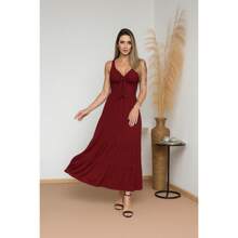 Vibe Ribbed Dress With Knot