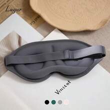 3D Sleep Mask 100% Light Blocking Sleeping Mask With Adjustable Strap - 灰色 - 查看 5
