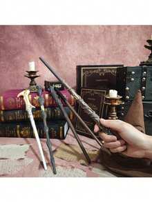 Warner Bros 1 szt. Hogwart Czarodziejski Świat Harry Potter Hermiona Magiczna Różdżka, Dla Kobiet Mężczyzn Czarodziej Czarownica Cosplay Akcesoria Kostium Rekwizyt Halloween