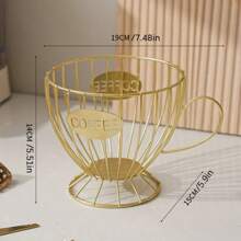 Nordic Style Light Luxury Snack Candy Storage Rack, Coffee Shop Desktop Display Rack, Household Coffee Capsule Storage Rack, Home Decoration, Coffee Table Storage Rack, Storage Rack Back To School