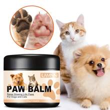 50g Crème pour les pattes des animaux de compagnie - apaise et soulage les pattes sèches, gercées et abîmées - fournit de l'humidité et de la protection pour les pattes et coussinets des chiens