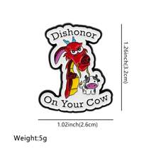 Disney 1 pièce Broche émail Mulan & Mushu Disney - Adorable badge pour sacs et vêtements, école