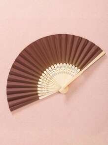 1PC Hollow Out Wooden Fan Plain Foldable Paper Cover Fan DIY Bamboo Portable Summer Accessory, Hand Fan Folding Folding Hand Fan Wedding Personalized Fsahion Fans Party Decor, Art Craft Home Ornaments Gifts Wedding Gifts For Guests, Birthday Party Decorative Fans, Mother's Day Spring Easter Gift, Party Performance Photo Props, For Home Room Living Room Office Decor