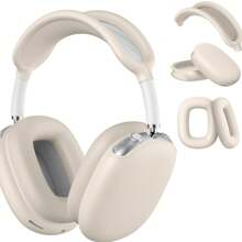 Silicone Case Cover For AirPodsMax, Ear Pad Case Cover/Ear Cups Cover/Headband Cover For AirPodsMax Headphones, Accessories Soft Silicone Protector Compatible With Apple AirPodsMax New USB-C (2024)