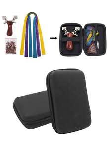 1个记忆卡游戏盒，兼容卡套，扑克卡盒，游戏卡保护盒，桌面三国扑克卡保护套，适用于Phase 10游戏卡/PM TCG卡，卡牌游戏收纳盒最多可容纳350张卡牌，3种款式，男孩生日礼物，成人派对游戏，派对礼品，男女皆宜，婚礼，单身派对，返校礼物，教师节礼物 - 黑色 - 查看 5