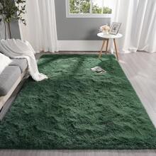 1PC Rugs For Living Room Black Fluffy Fluffy Shaggy Fuzzy Area Rug Carpets For Bedroom Shag Plush Soft Kids Home Decor Aesthetic, Room Decor