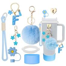 Stanley-Cup-Dekorationszubehör, 8–9 mm Strohhalmverschluss, Silikonstiefel 30 40 oz, kompatibel mit Stanley Cup, Weihnachtsgeschenk für Mädchen, DIY-Geschenk, kreative Dekoration, Thanksgiving-Dekoration, Geschenk-Dekoration für Freunde, Weihnachtsparty-Dekoration, Stanley-Zubehör, Weihnachtsbecher, Schulanfangsbedarf