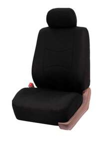 1/2/5 Set All Season Universal Car Seat Cover, Thin Cloth Cushion Pad, Breathable Elastic Mesh Fabric Seat Protector Covers