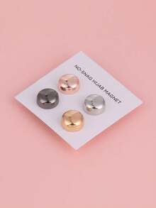 8pcs Multi-Functional Magnetic Scarf Pins, Colorful Needleless Magnetic Scarf Clips, Brooch For Women's Clothing Scarf (No Card) - Multicolor - View 5