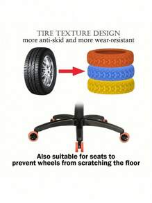 8/24pcs Luggage Caster Wheels Cover, Office Chair Wheelchair Caster Wheel Protector, Portable Suitcase Roller Guard, Colorful Silicone Luggage Caster Wheel Cap, Luggage Swivel Wheel Cover, Noise Reduction Wheel Cover, Office Chair, Travel Accessories, Carry-On Luggage Caster Wheel Cover, Fits Most Wheel Luggage Sets