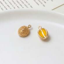 5/10 件迷你水果吊饰（葡萄、桃子、石榴、香蕉、樱桃）DIY 珠宝制作配件 - 彩色 - 查看 24