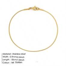1 stuk Boho Elegante Slangenbot Ontwerp Eenvoudige Armband Dagelijks Draagbaar, Voor Koppels, Bruidsmeisjes, Moederdag, Dagelijks, Bruiloft, Strandvakantie, Ramadan