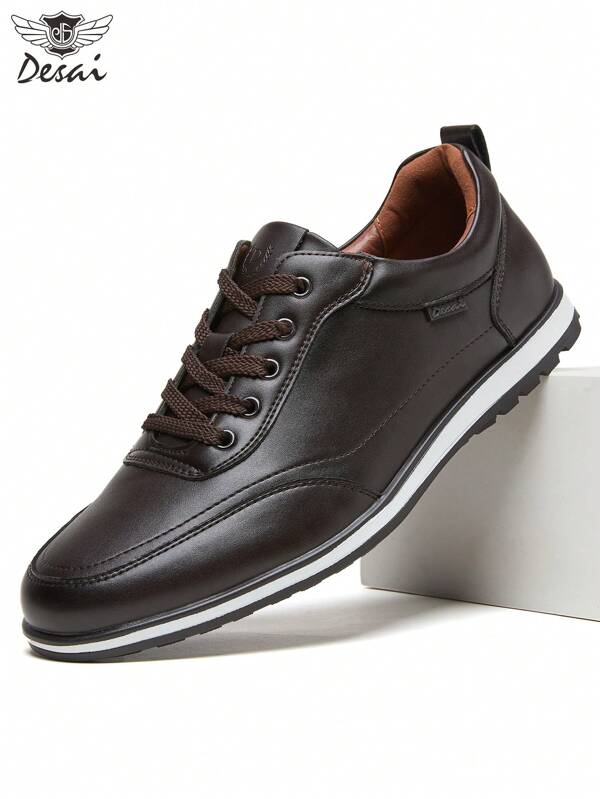 DESAI Chaussures  pour hommes, nouvelles chaussures de mariage souples et respirantes pour le printemps et l'été, style casual d'affaires avec semelle souple