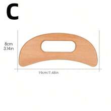 木质环形按摩器，精细身体刷脂按摩工具，哥伦比亚女士淋巴引流健身配件套装 - 彩色 - 查看 14
