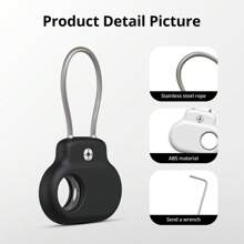 1pc For Sam Sung Galaxy SmartTag 2 Protective Case With Keychain Anti-Lost For Sam Sung Galaxy SmartTag 2 Protective Case Key Wallet