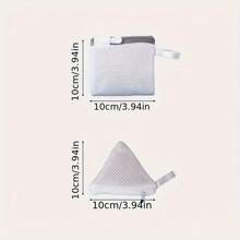 Bolsas de detergente para ropa de uso múltiple, mini bolsas de malla reutilizables para perlas de fragancia, bolas de polvo y talla grande - Adecuado para lavadoras