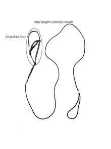 1 Set Parrot Harness Style Leash Pet Training Toy, Suitable For Walking Birds Outdoor - Black - View 14