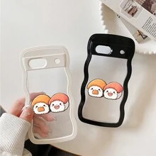 Cute Big Wave Sushi Smartphone Case - Purple - View 5