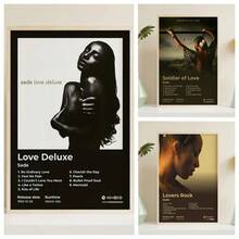 1/3 件 Sade 音乐艺术海报、音乐海报、Sade 专辑海报、黑白 Sade 印刷品、高清海报印刷品、音乐迷礼物、家居装饰（无框） - 彩色 - 查看 23