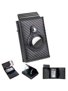 Multifunctional Anti Theft Card Holder Men Wallets For AirTag Slim Thin Women Wallets Money Bags Leather Wallet For Air Tag Purses Smart Wallet