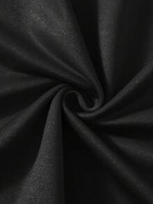 Shwiy 男士简约黑色胶带图案 28 Chicago 印花短袖 T 恤，休闲街头风，适合上学和日常穿着 - 黑色 - 查看 8