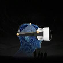 Gafas VR ajustables y ligeras para teléfonos móviles, sin auriculares, adecuadas para smartphones de 4.7 a 6.2 pulgadas y Android, color blanco, incluye mando de juego