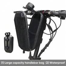 4L Bicycle Handlebar Bag, Multi-Functional Cycling Front Pack, Bike Accessories - Multicolor - View 4
