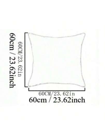 70% Katoenen Cushion 60x60 Cm 400g Natural Filling Zachte Breathable PCS MADE IN TURKEY view 3